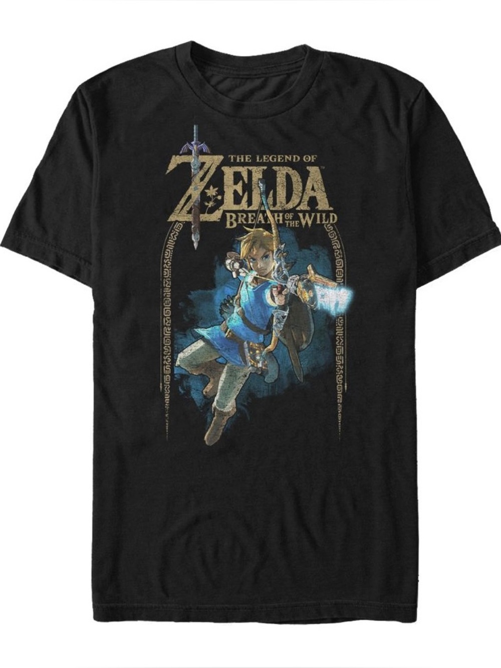 The Legend Of Zelda Breath Of The Wild Graphic Print Short Sleeve Tee